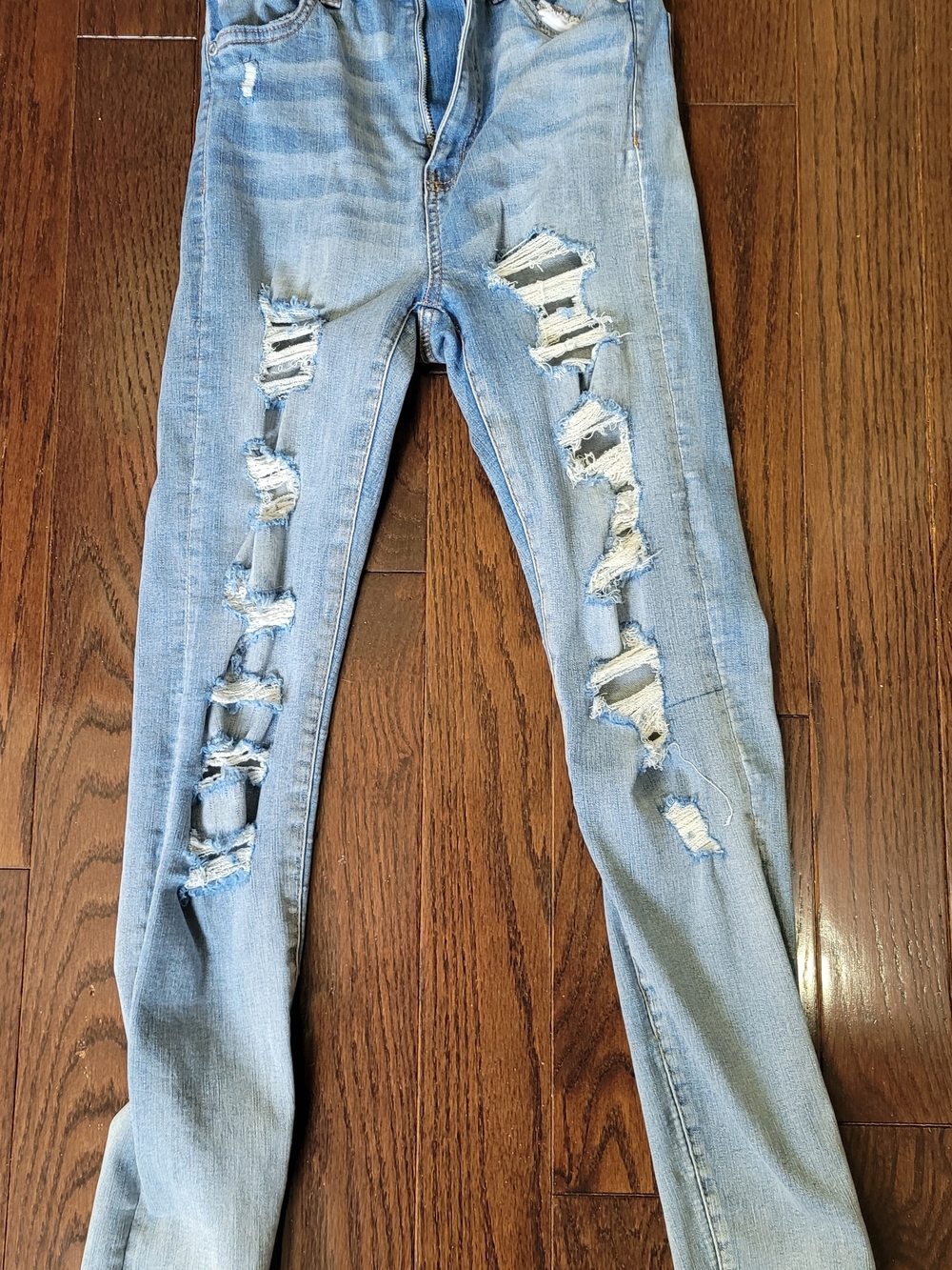 Bluenotes Light Blue Ripped Skinny Jeans